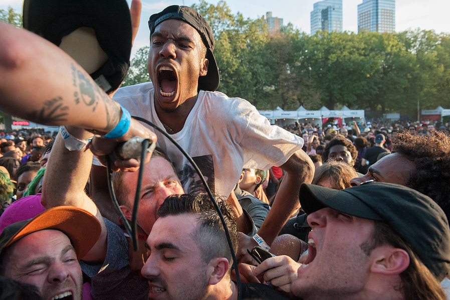 NEW YORK, NY - AUGUST 27: People participate in the annual Afropunk Music festival on August 27, 2016 in New York City. (Photo by Stephanie Keith/Getty Images)